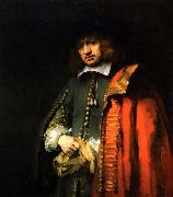 REMBRANDT Harmenszoon van Rijn Portrait of Jan Six, oil